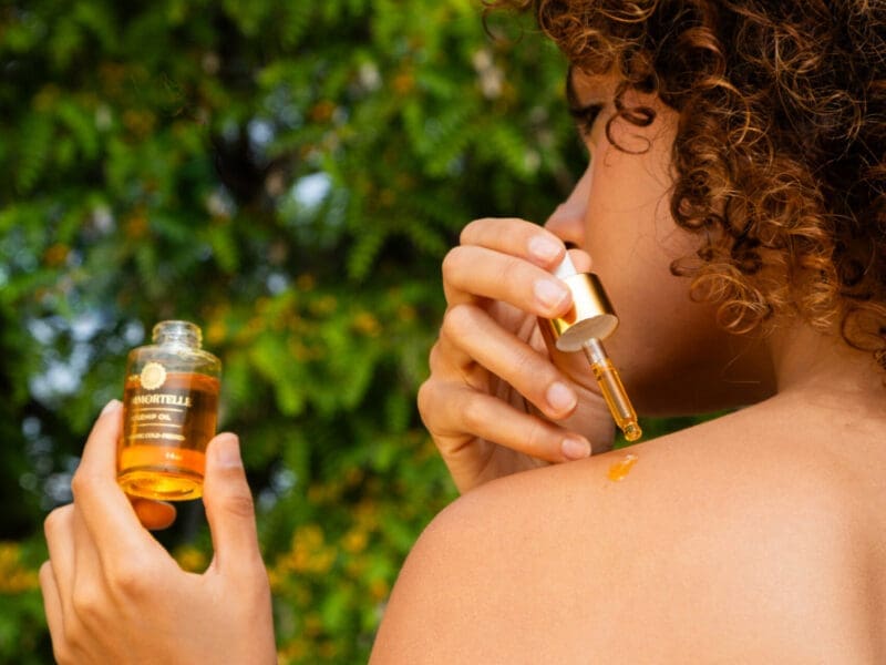 after sun care with rosehip oil